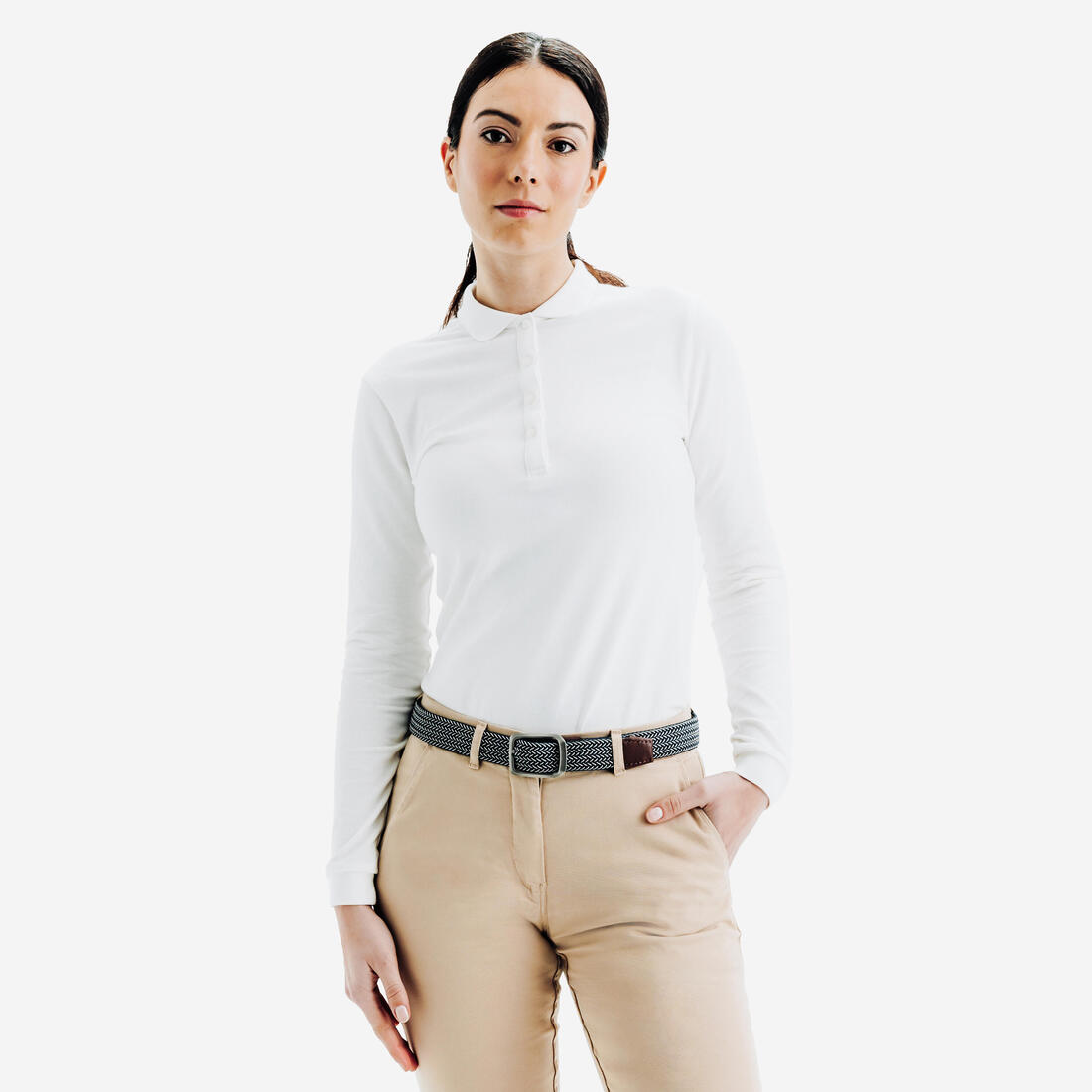 Ceinture golf tressée élastique & extensible