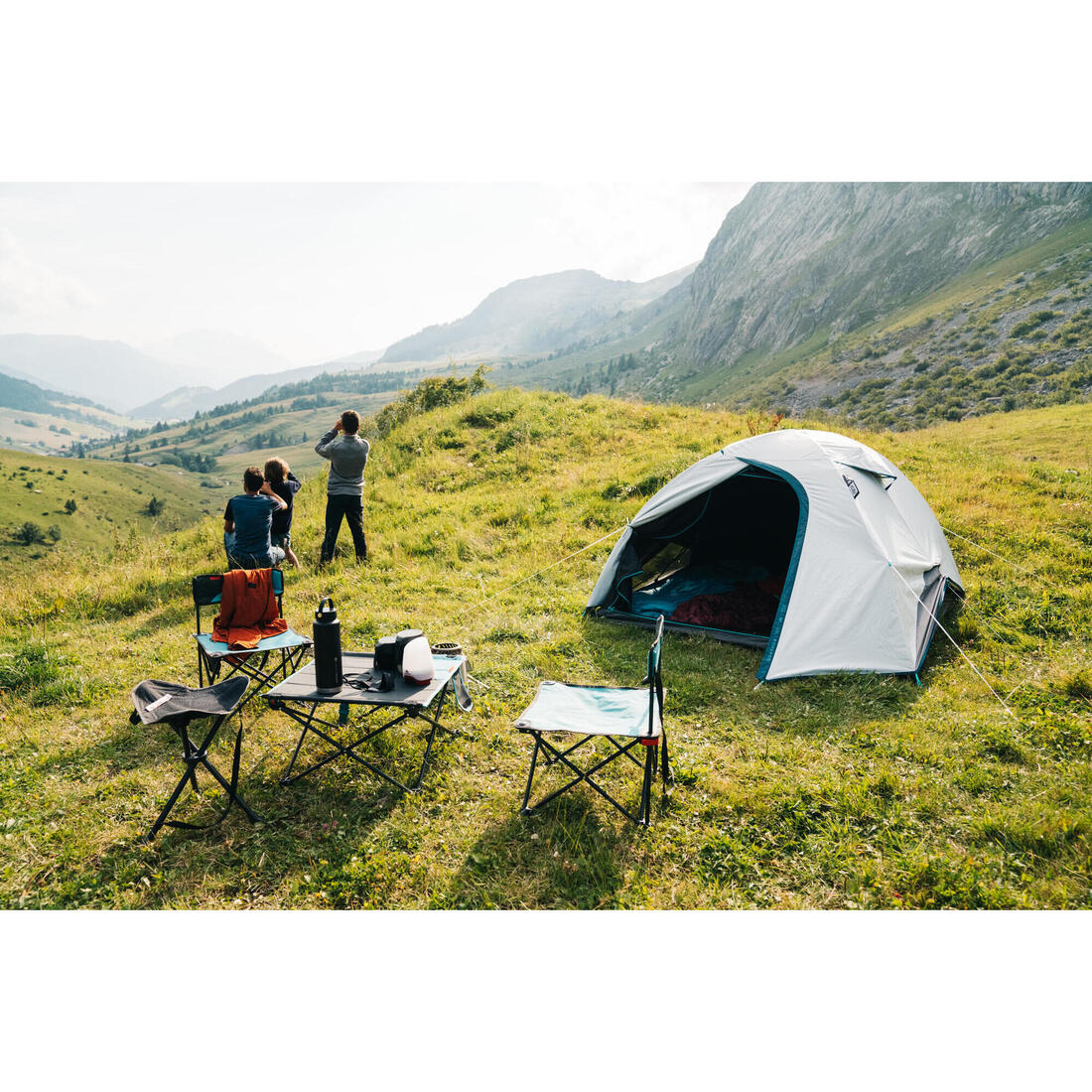 Tente de camping - MH100 - 3 places - Fresh & Black