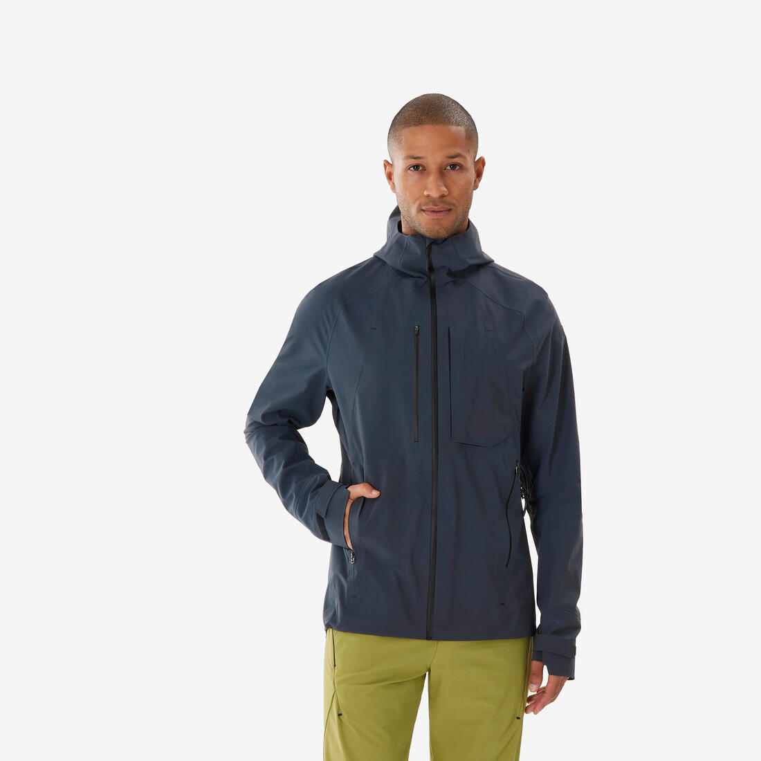 Veste de randonnée imperméable et légère homme, MH900