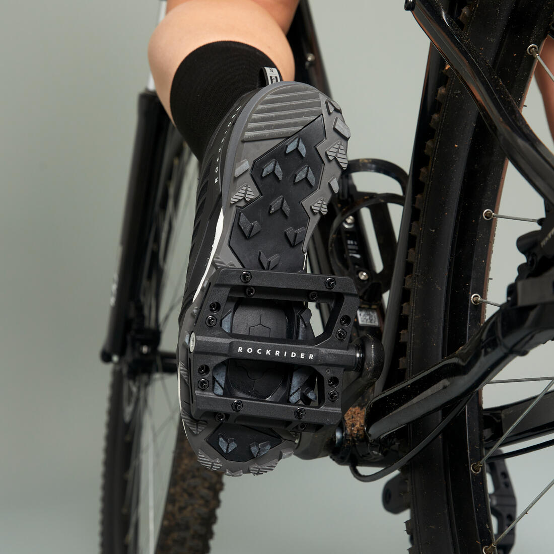 PÉDALES PLATES VÉLO VTT 700 RÉSINE