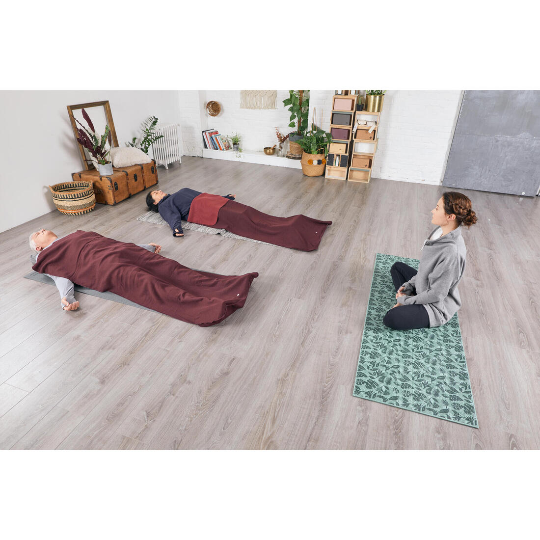 Tapis de yoga doux adhérence et confort 8 mm