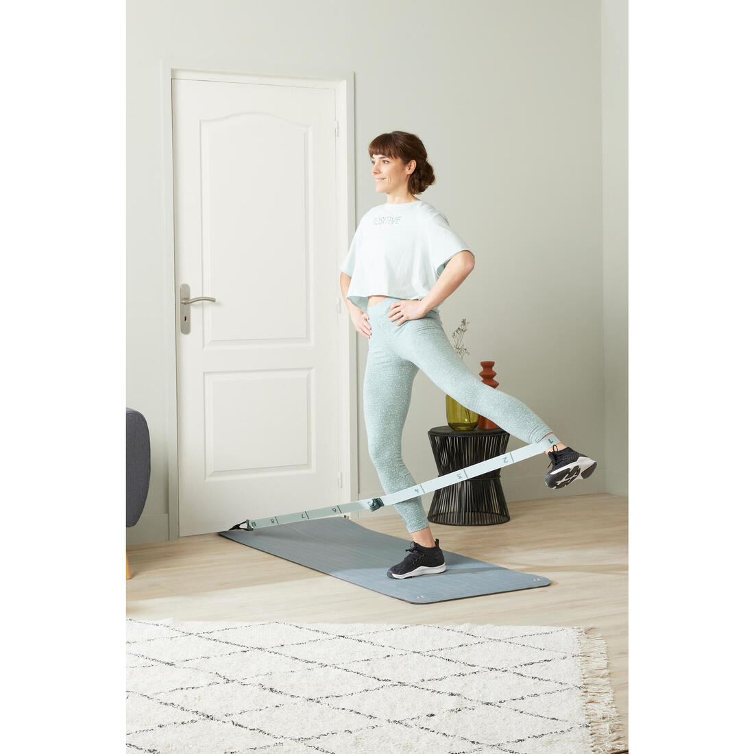 Kit de 3 bandes élastiques Textile Fitness TONEBAND - Résistance 7-10-15 kg