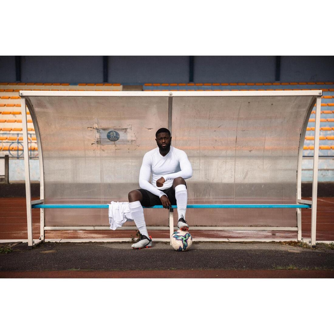 Sous-maillot de foot thermique seamless manches longues mixte, Keepdry