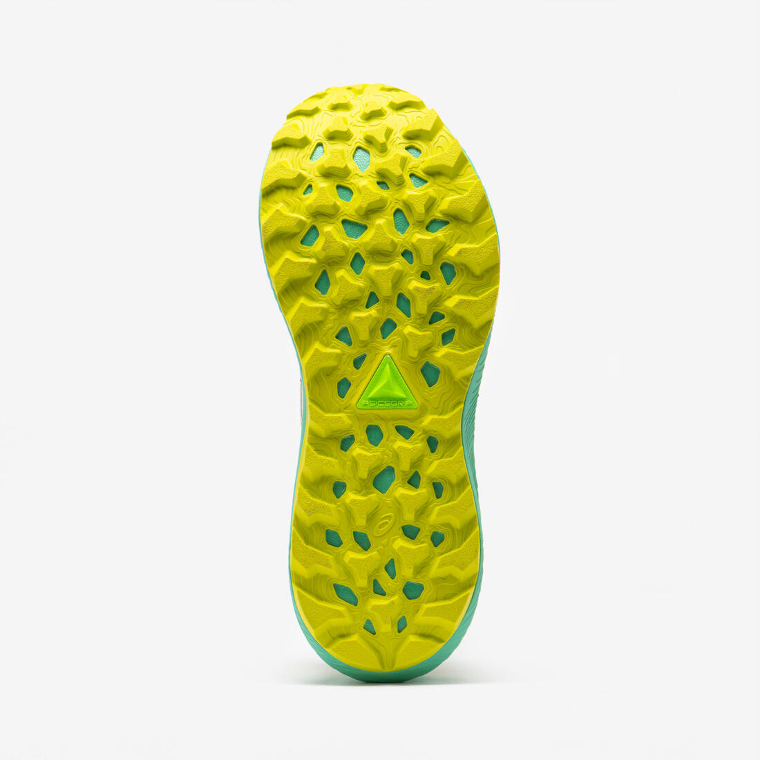 Chaussures de running trail femme, Asics trabuco terra 2, noir vert et