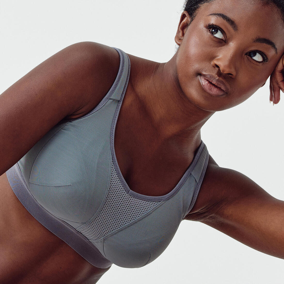 Brassière bretelles croisables maintien fort femme