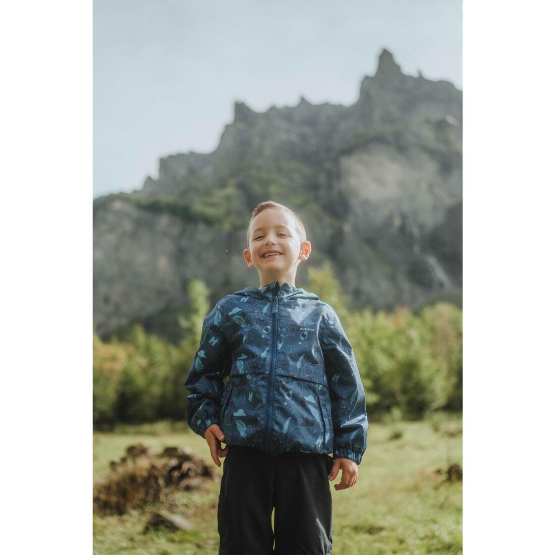 Veste de randonnée imperméable enfant 2-6 ans, MH500