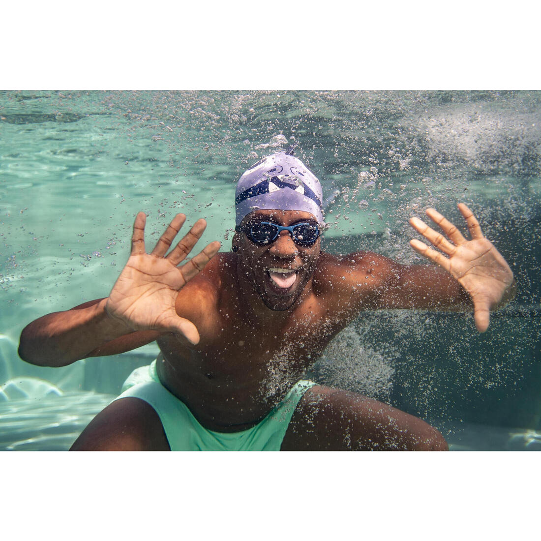 BONNET DE NATATION SILICONE PANDA