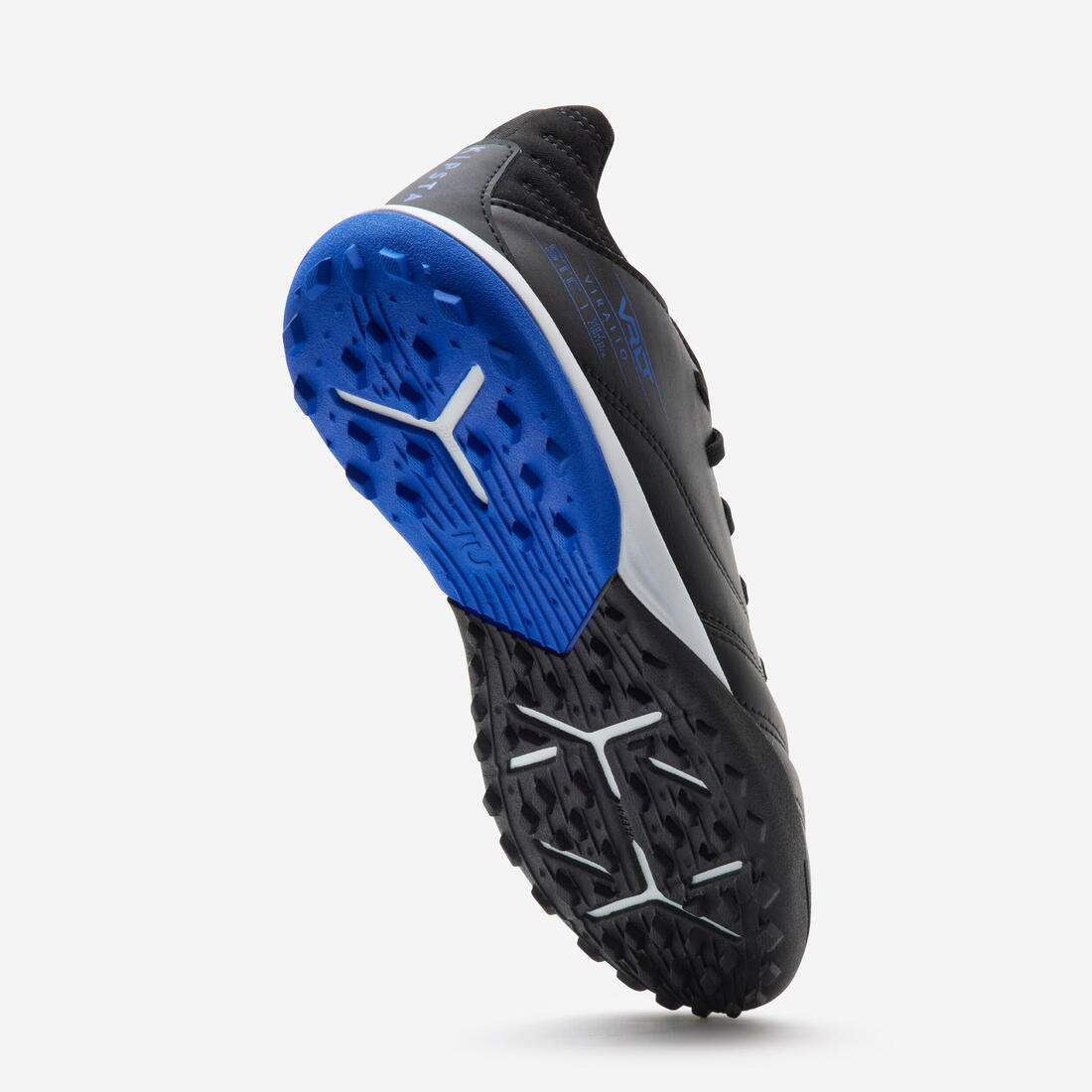 CHAUSSURES DE FOOTBALL VIRALTO II CUIR TF NOIR ECLAIR ENFANT