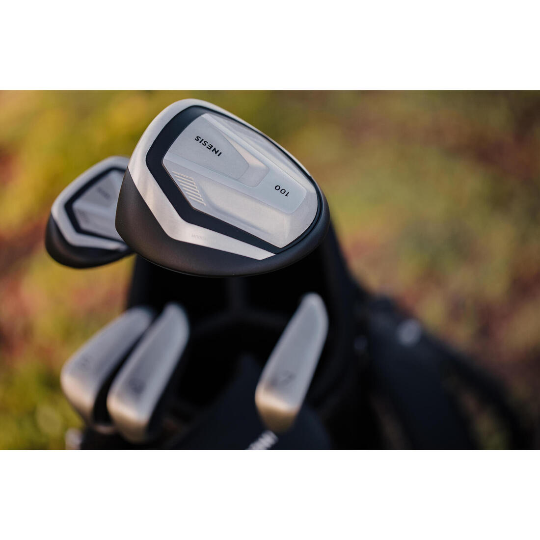 Demi-série golf 6 clubs gaucher graphite - INESIS 100