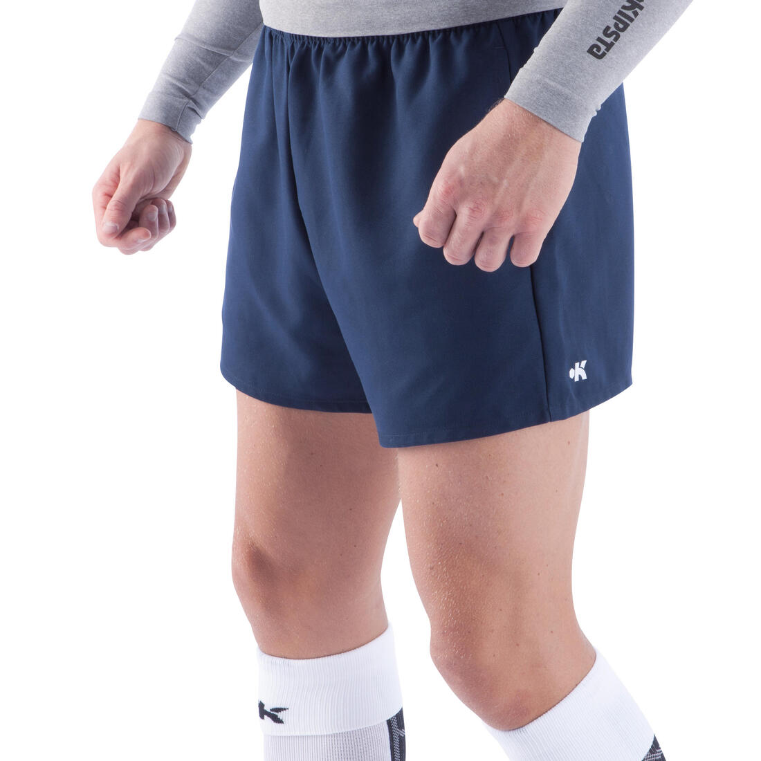 Short rugby adulte avec poches r100