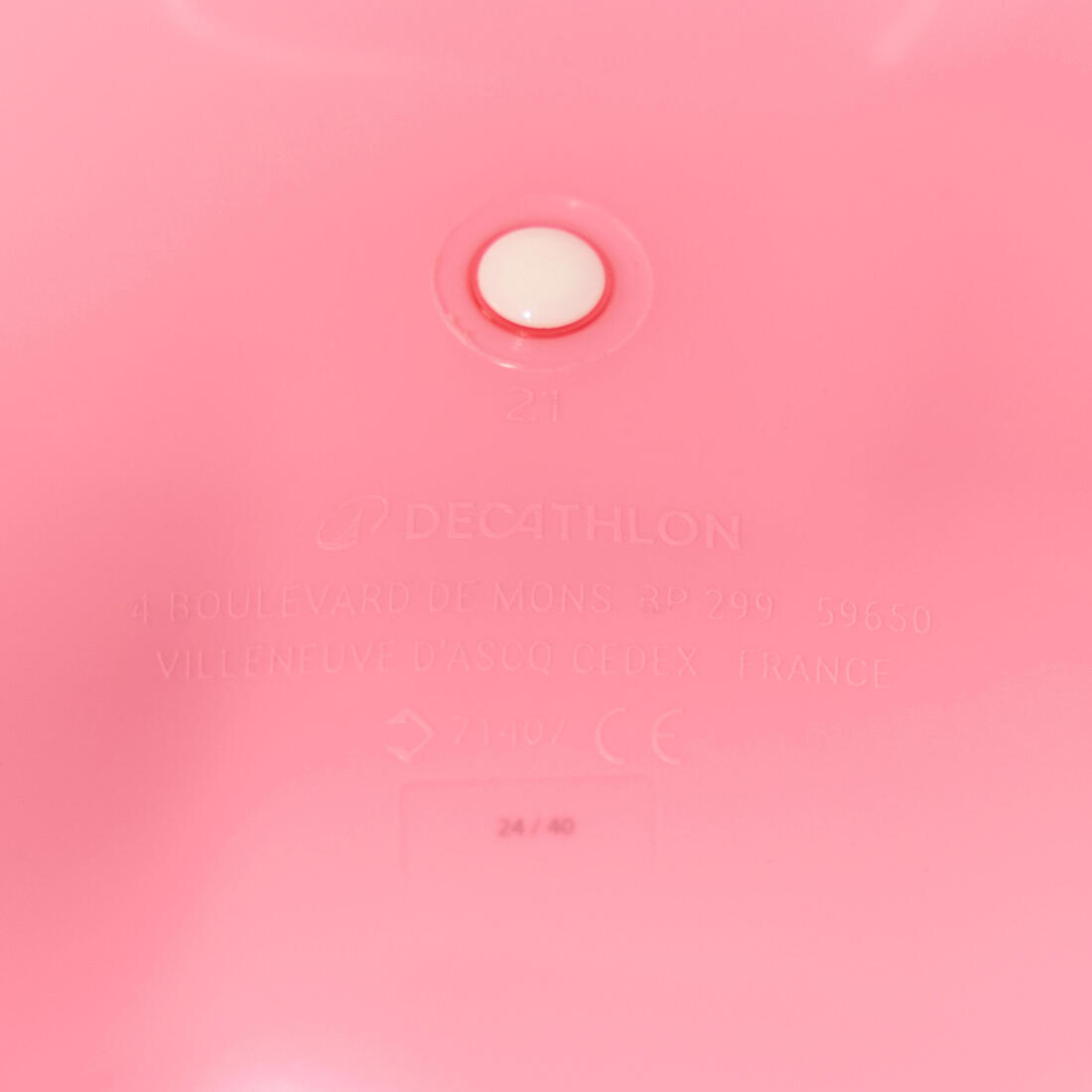 Ballon sauteur enfant 45cm, rose poudré