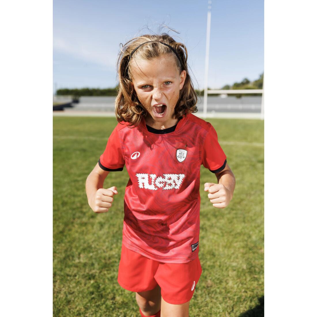 Maillot manches courtes de rugby enfant - r100