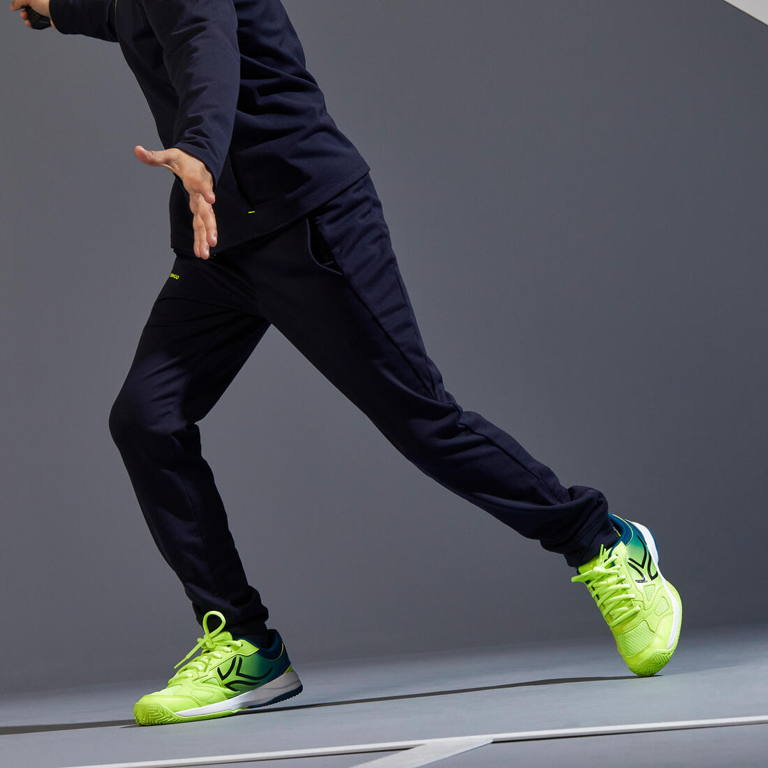 Pantalon de tennis garcon - TPA 500 noir