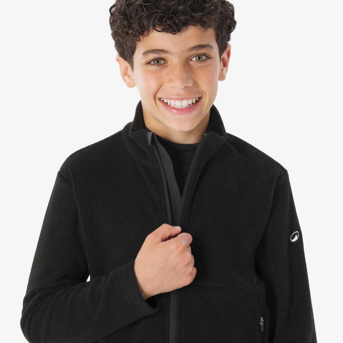 Veste polaire de randonnée enfant 7-15 ans, MH500 zip