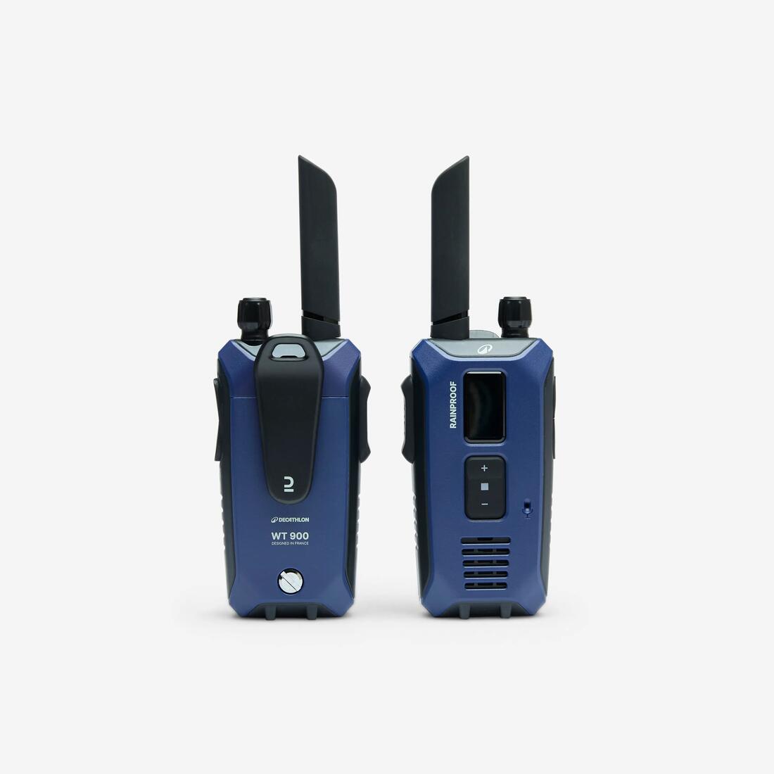 2 talkies-walkies rechargeables par USB 10 km WT 900