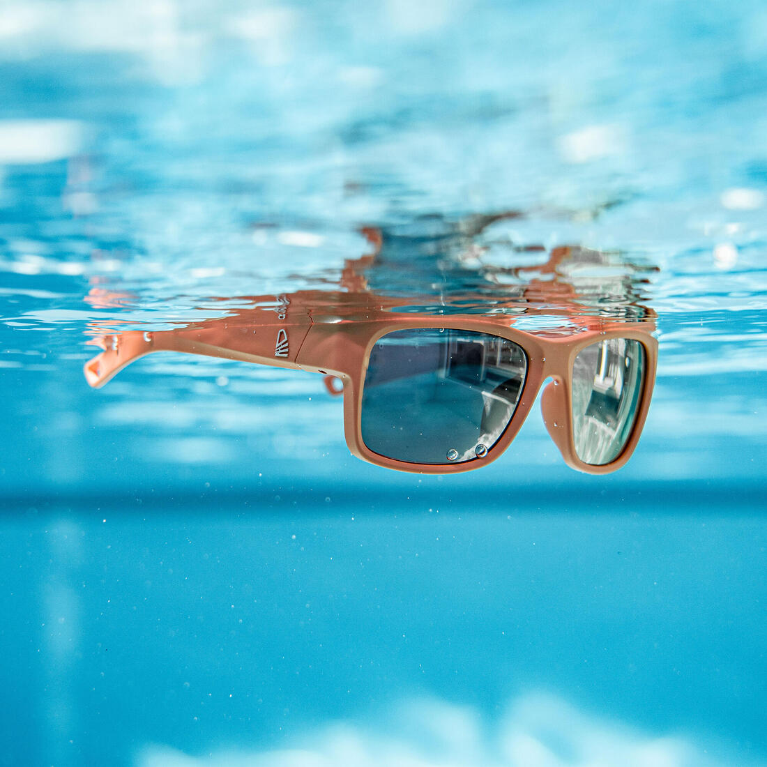 Lunettes de soleil polarisées flottantes voile SAILING 100 taille S Noir