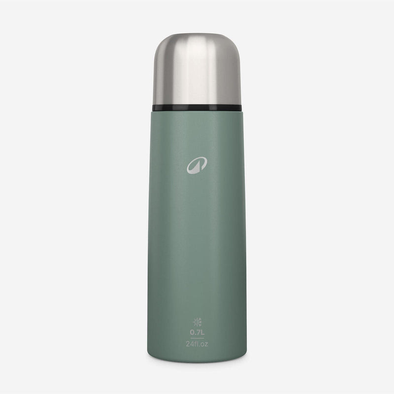 Bouteille isotherme inox 0,7L avec gobelet pour la randonnée
