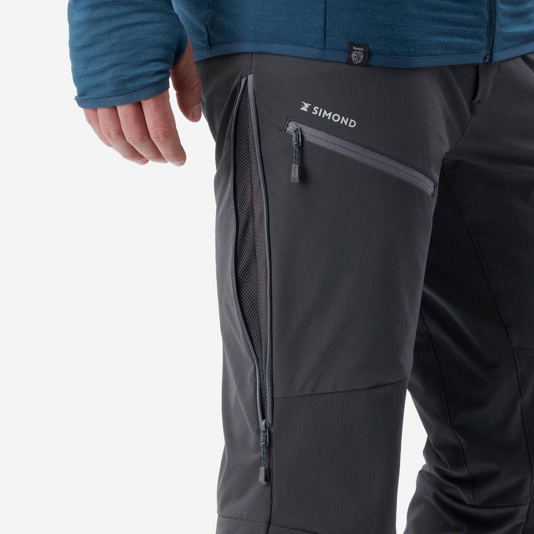 Pantalon d'alpinisme Homme - ALPINISM LIGHT EVO GRIS