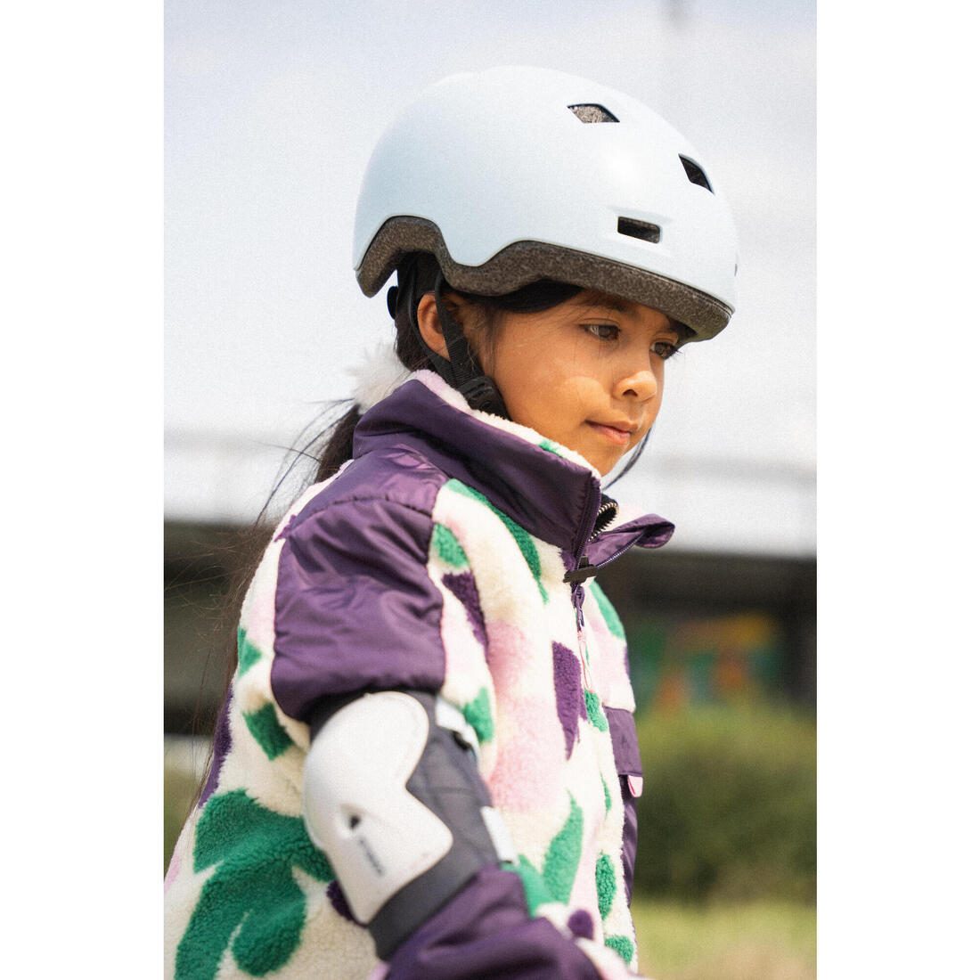 Set 3x2 protections roller trottinette skate enfant PLAY