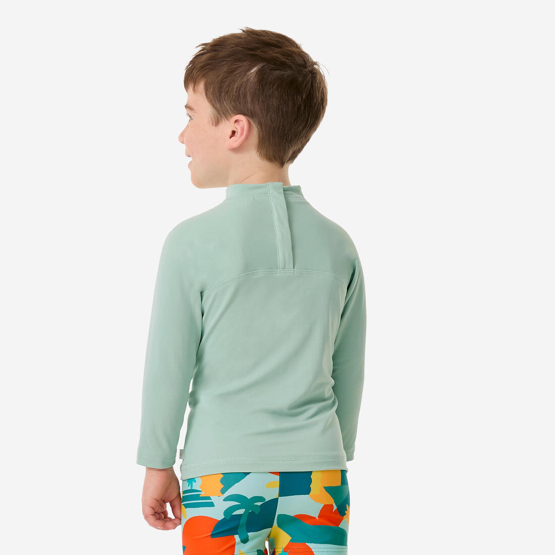 T-shirt anti uv bébé manches longues imprimé savane