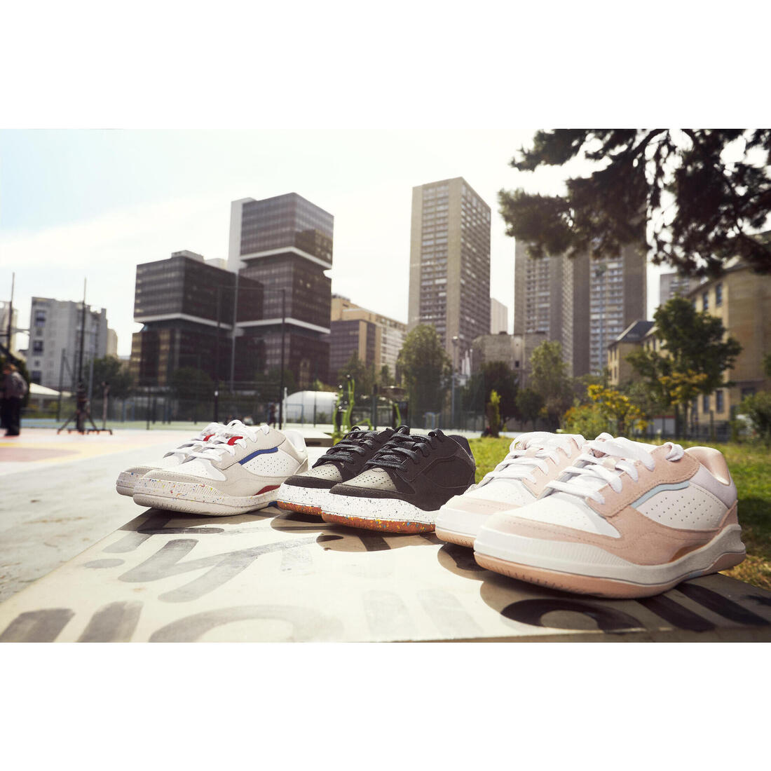 Chaussures multisport à lacets en cuir enfant mixte, Playventure city