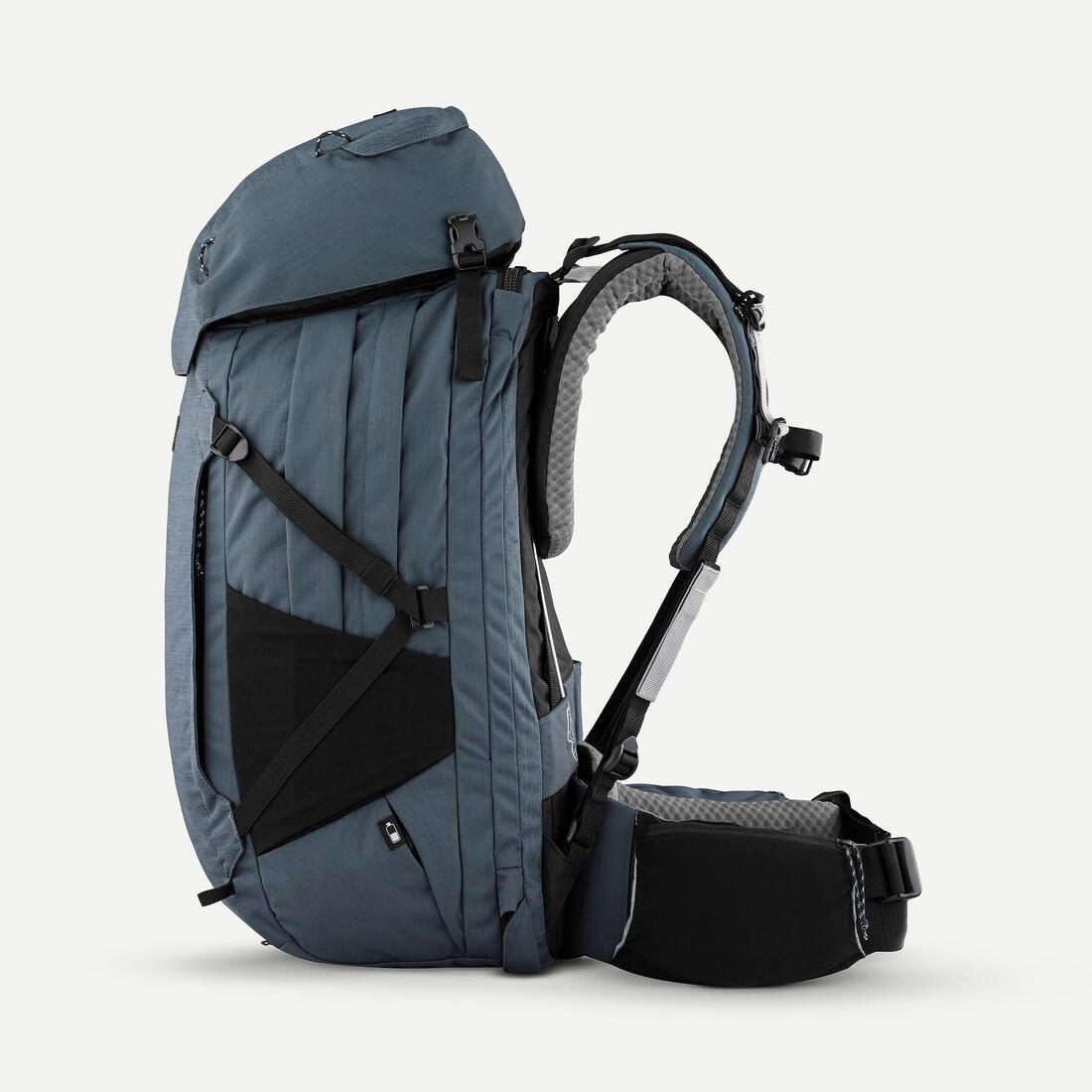 Sac a dos de voyage et trekking - ouverture valise 50+6l - travel 900 - femme
