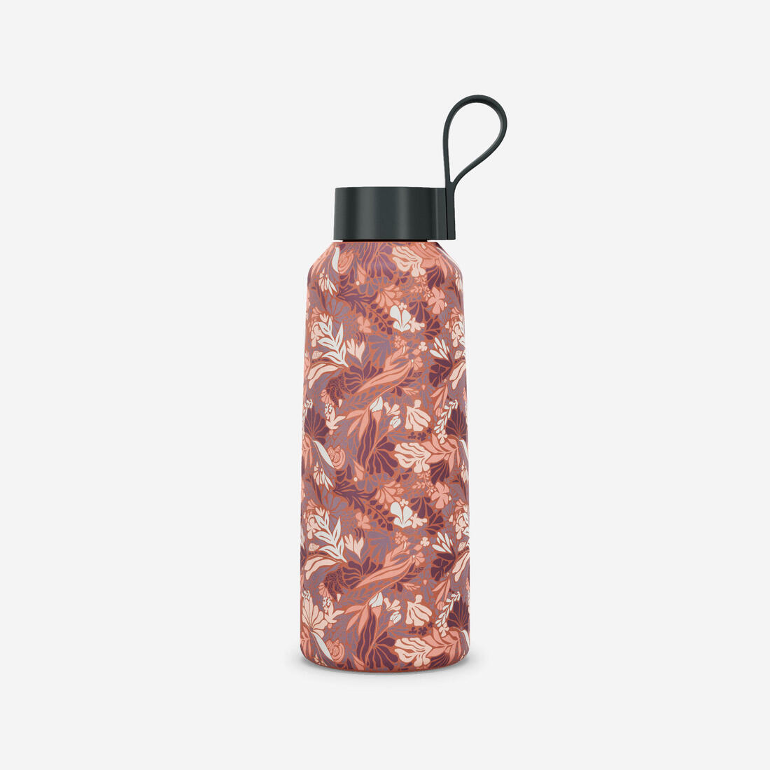 Gourde inox 1L avec bouchon à vis, composée à 75% d'acier recyclé