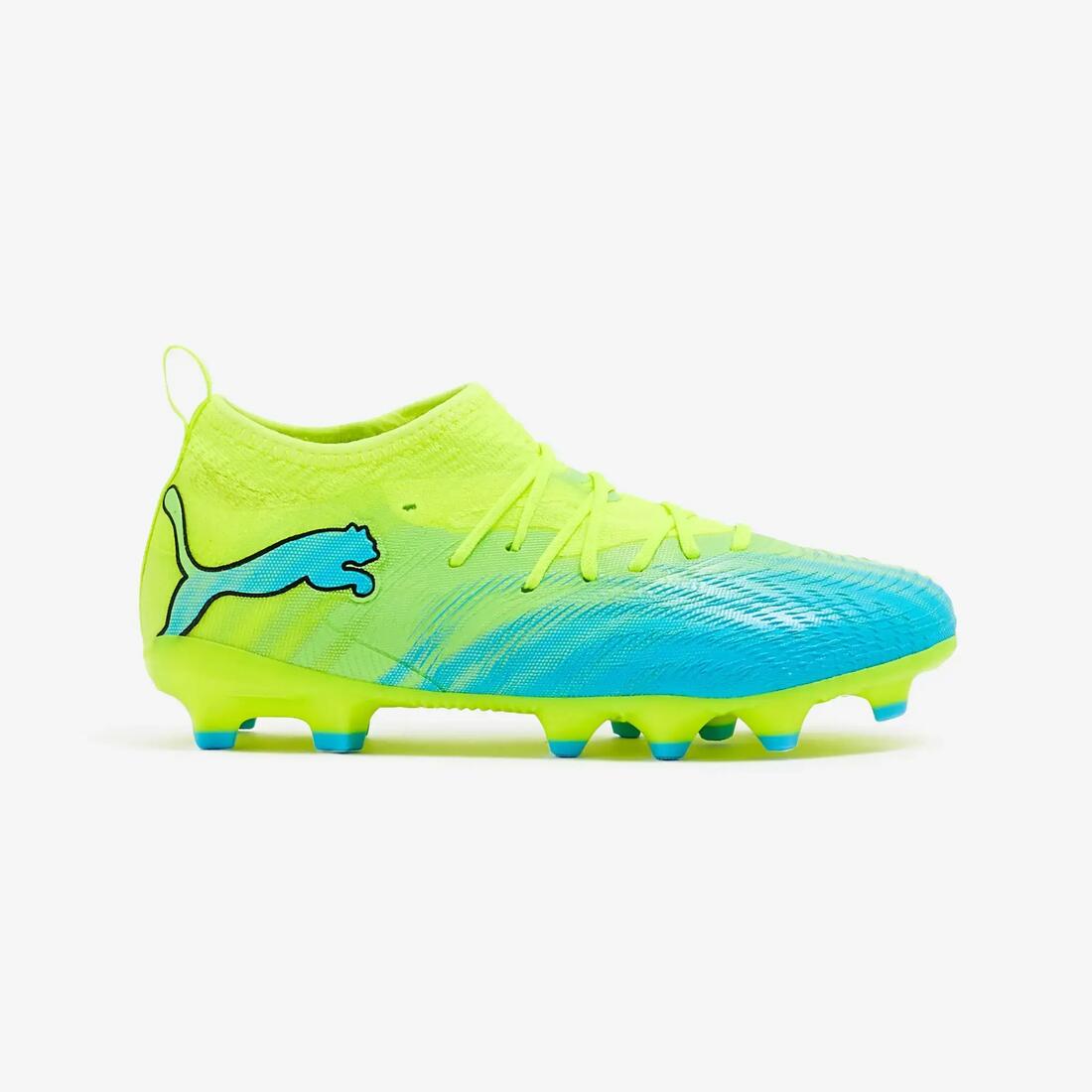 Chaussure FUTURE 9 Match FG/AG SMU Enfant Jaune/Bleu