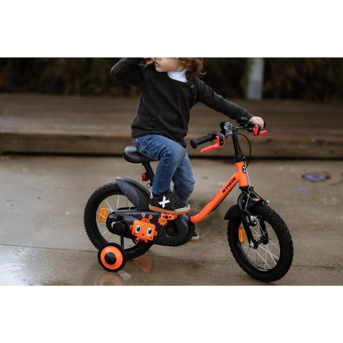 VELO 14 POUCES 3-5 ANS 500 ROBOT
