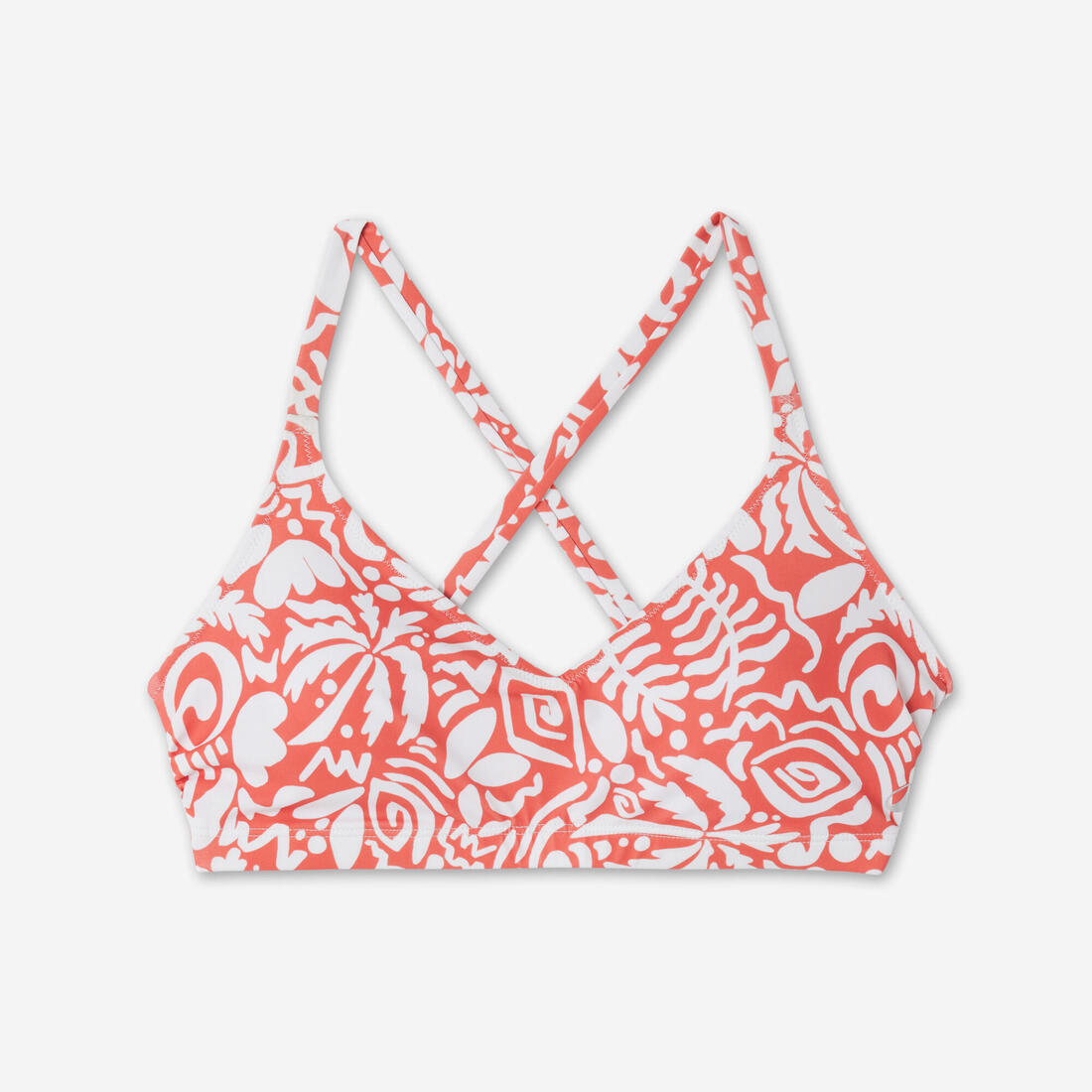 Haut de maillot de bain de natation femme lila ara