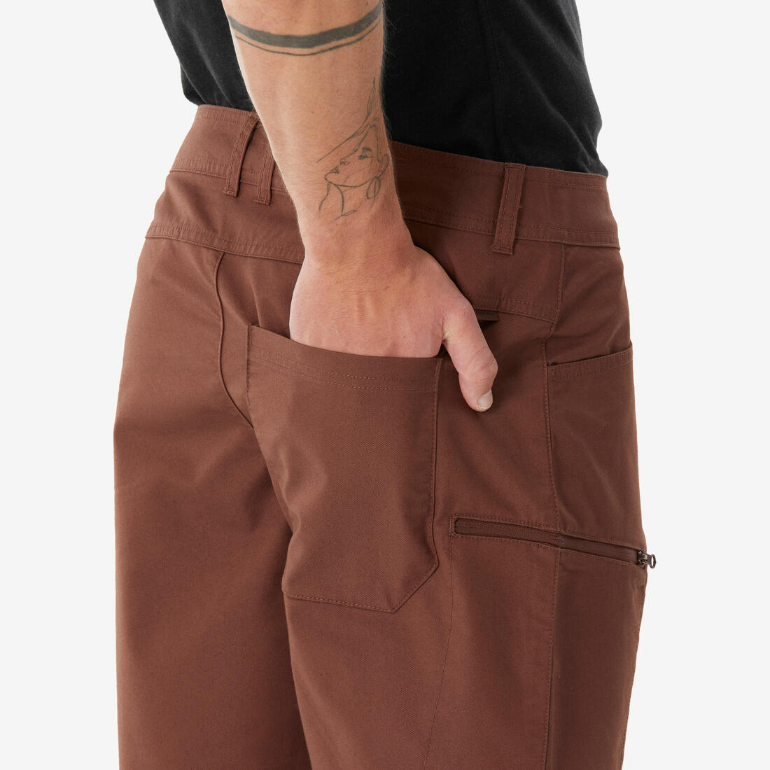 Short de randonnée homme, NH500 Regular