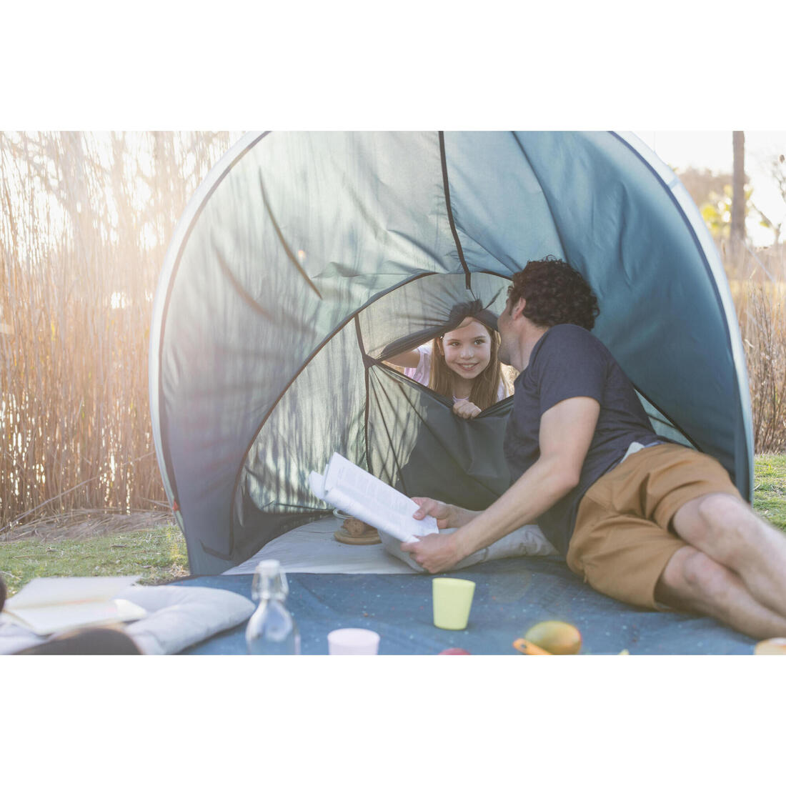 Abri de camping instantané - 1 adulte ou 2 enfants - 2 Seconds 1P