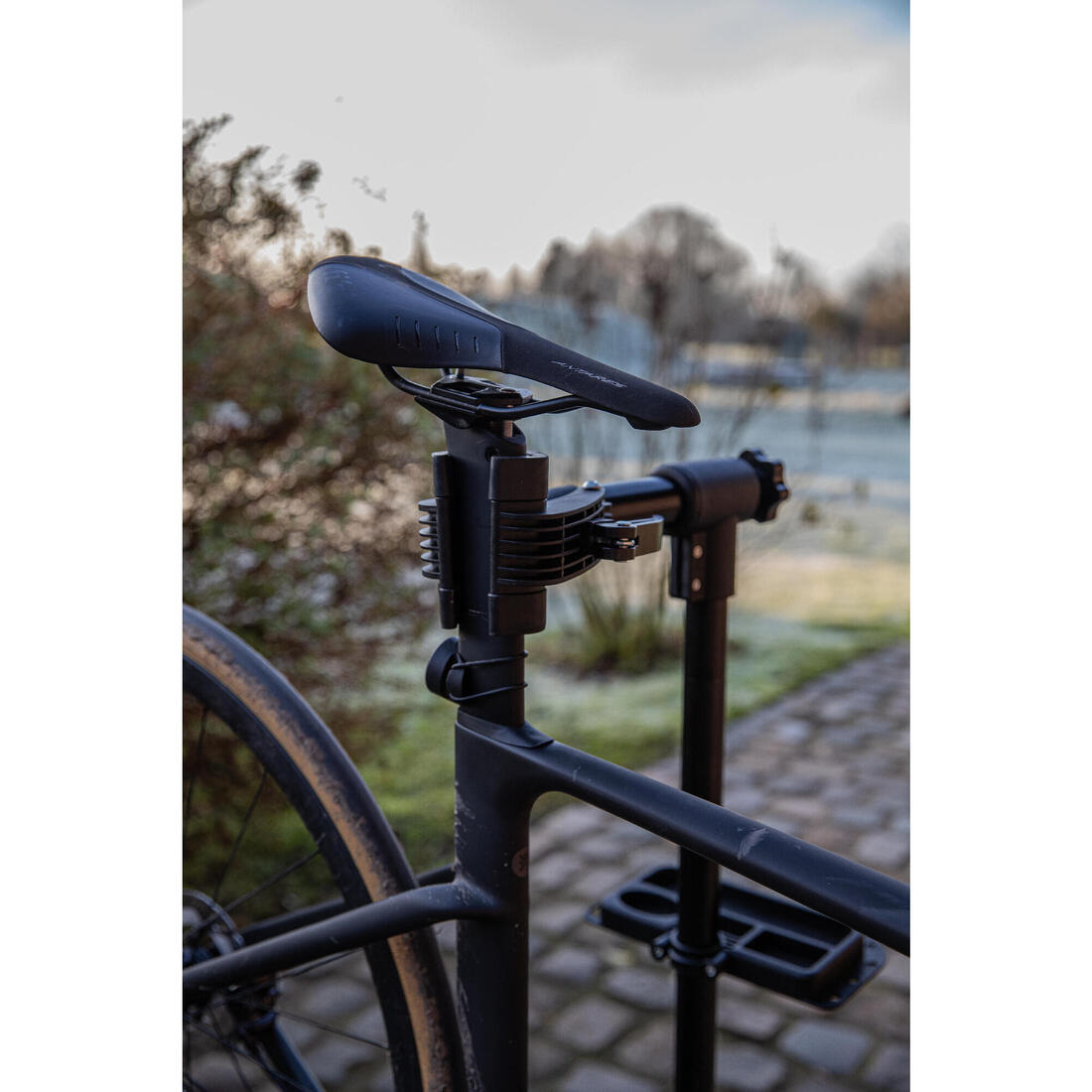 PIED D'ATELIER VELO PLIABLE EASYWORK III NOIR