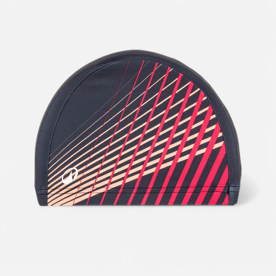 Bonnet de bain en maille - tissu imprimé - taille m - zebra