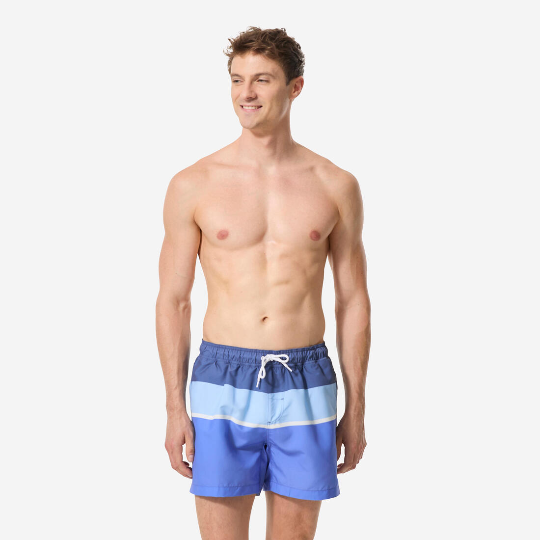 Boardshort surf short de bain court 15" homme, 100 Palmito