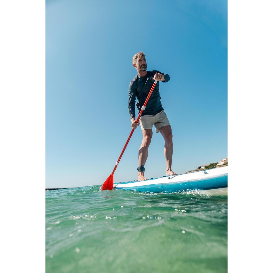 Pagaie de stand up paddle compacte 100 en 5 parties - 160-220 cm.