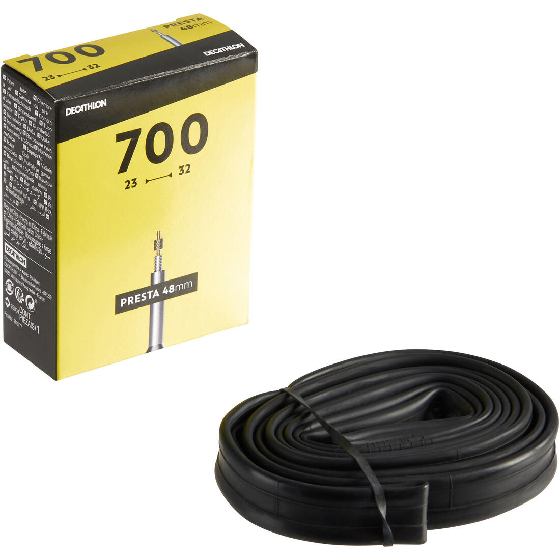 Chambre a air 700x23/32 valve presta 48 mm