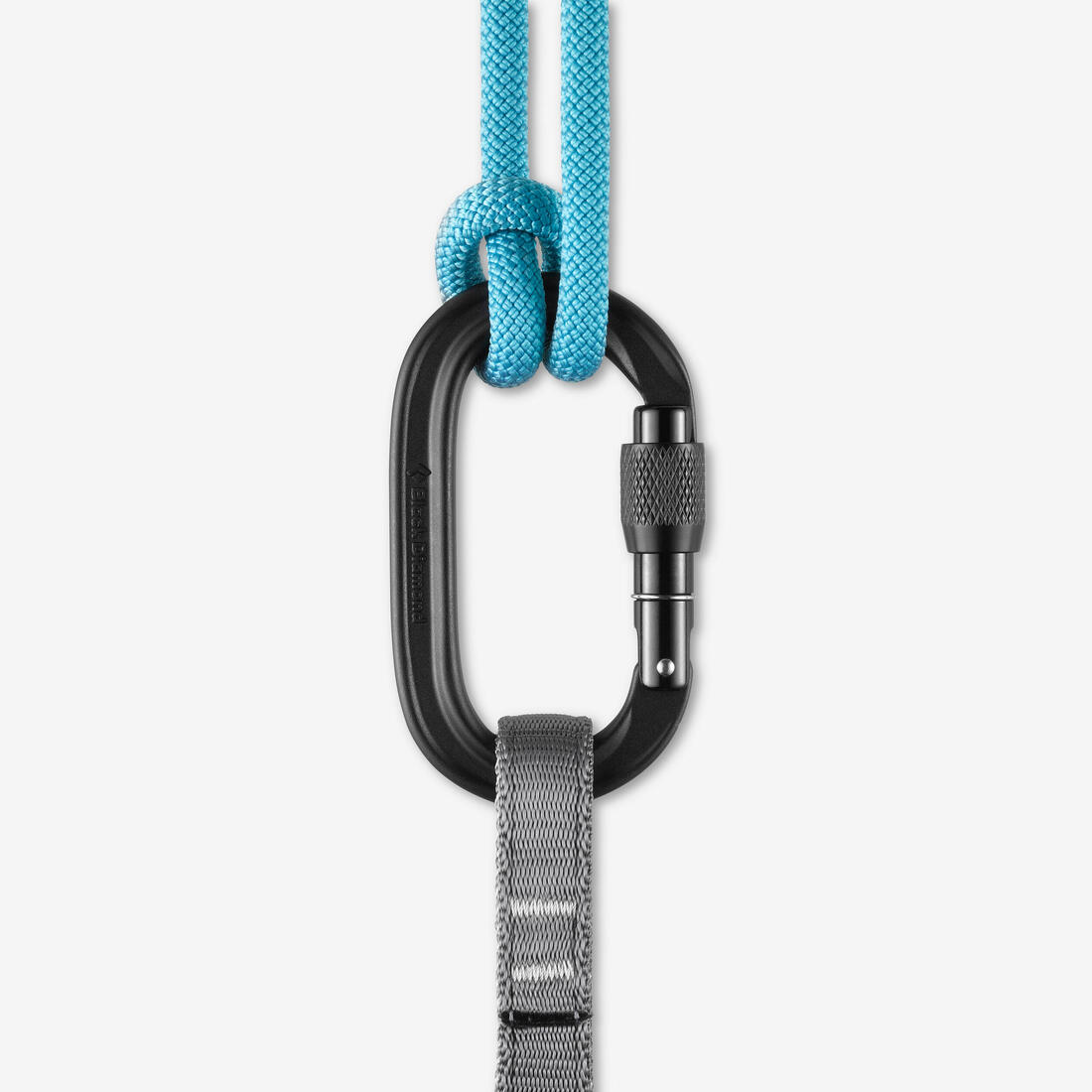 Mousqueton symétrique de sécurité d'escalade et alpinisme - oval keylock