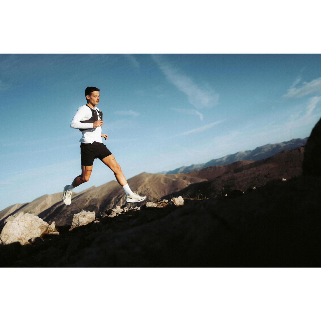 Short 2en1 de running trail longue distance homme - kiprun run ultra 900