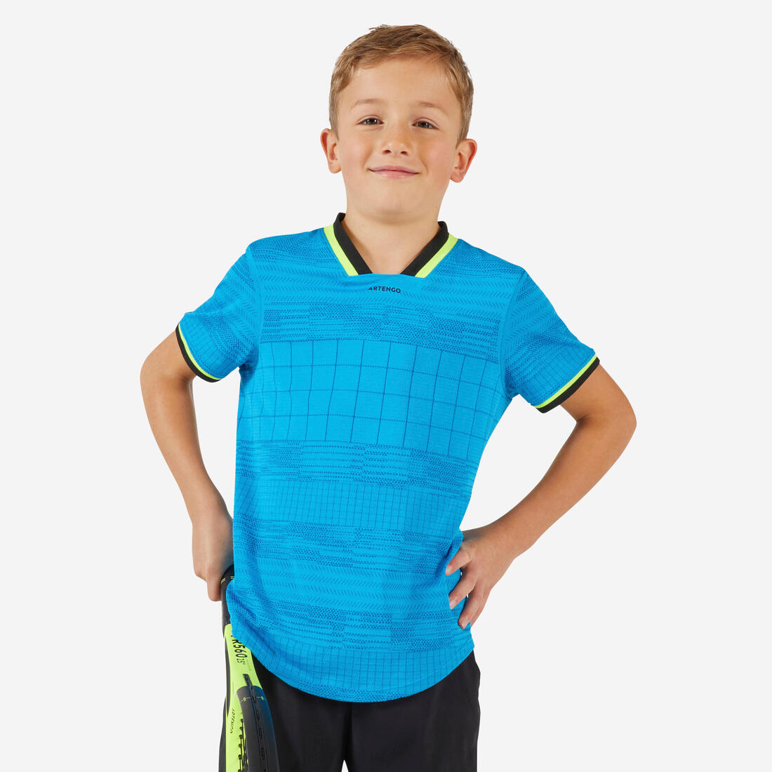 T-shirt de tennis garcon - TTS900