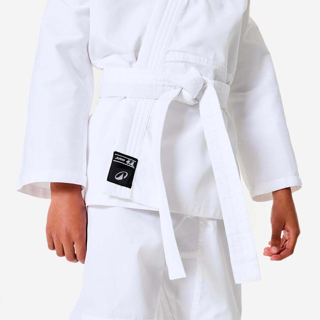 Kimono de judo pour débutant enfant, blanc