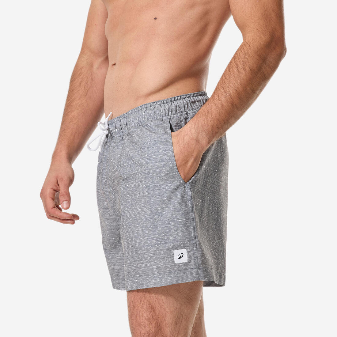 Boardshort surf short de bain court 15" homme, 100 Palmito