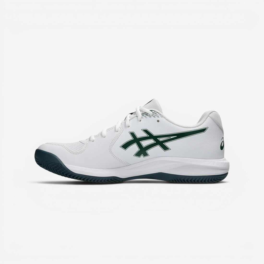 Chaussures de tennis terre battue homme, Asics Gel Dedicate 9 blanc