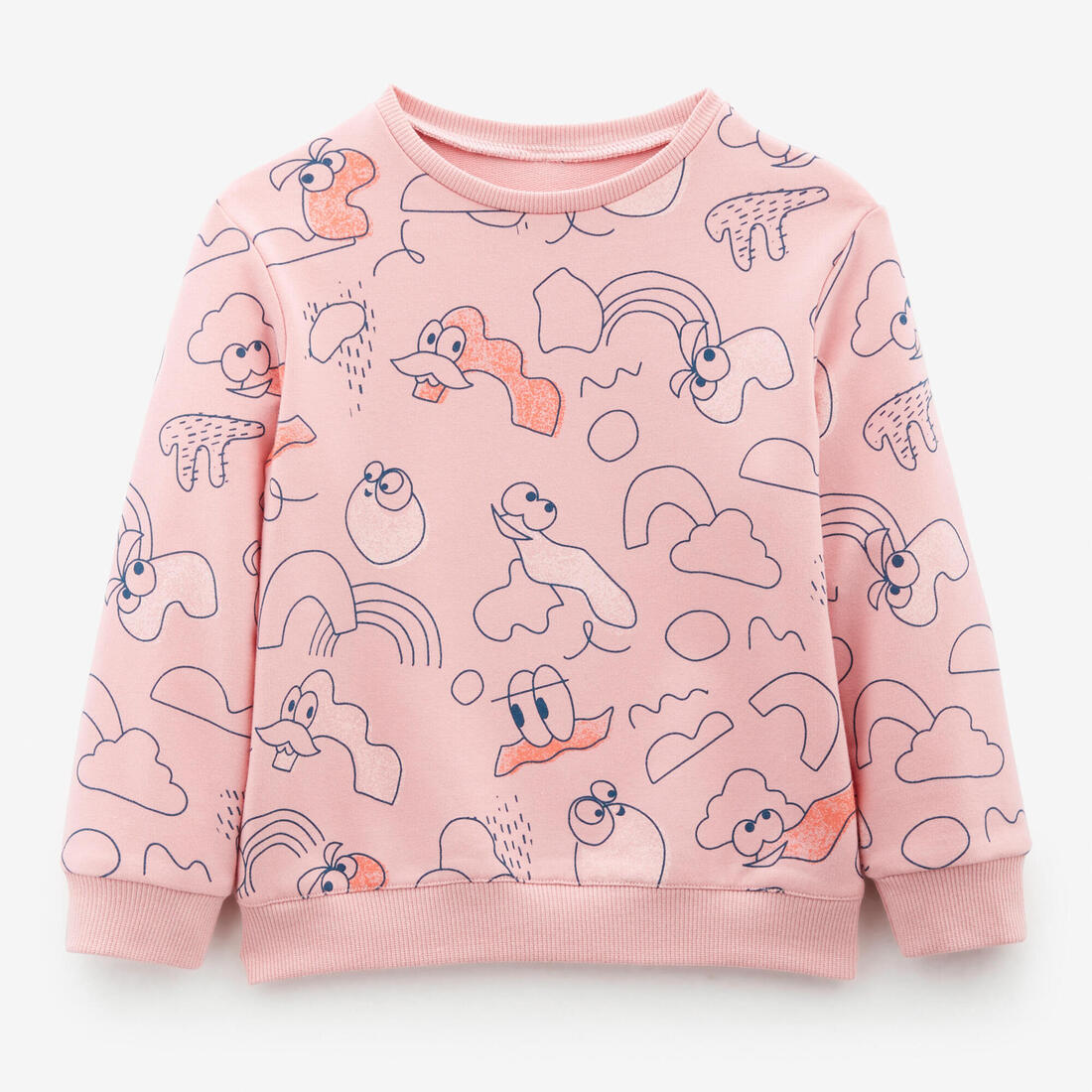 Sweat decat'oons imprimé beige baby gym enfant