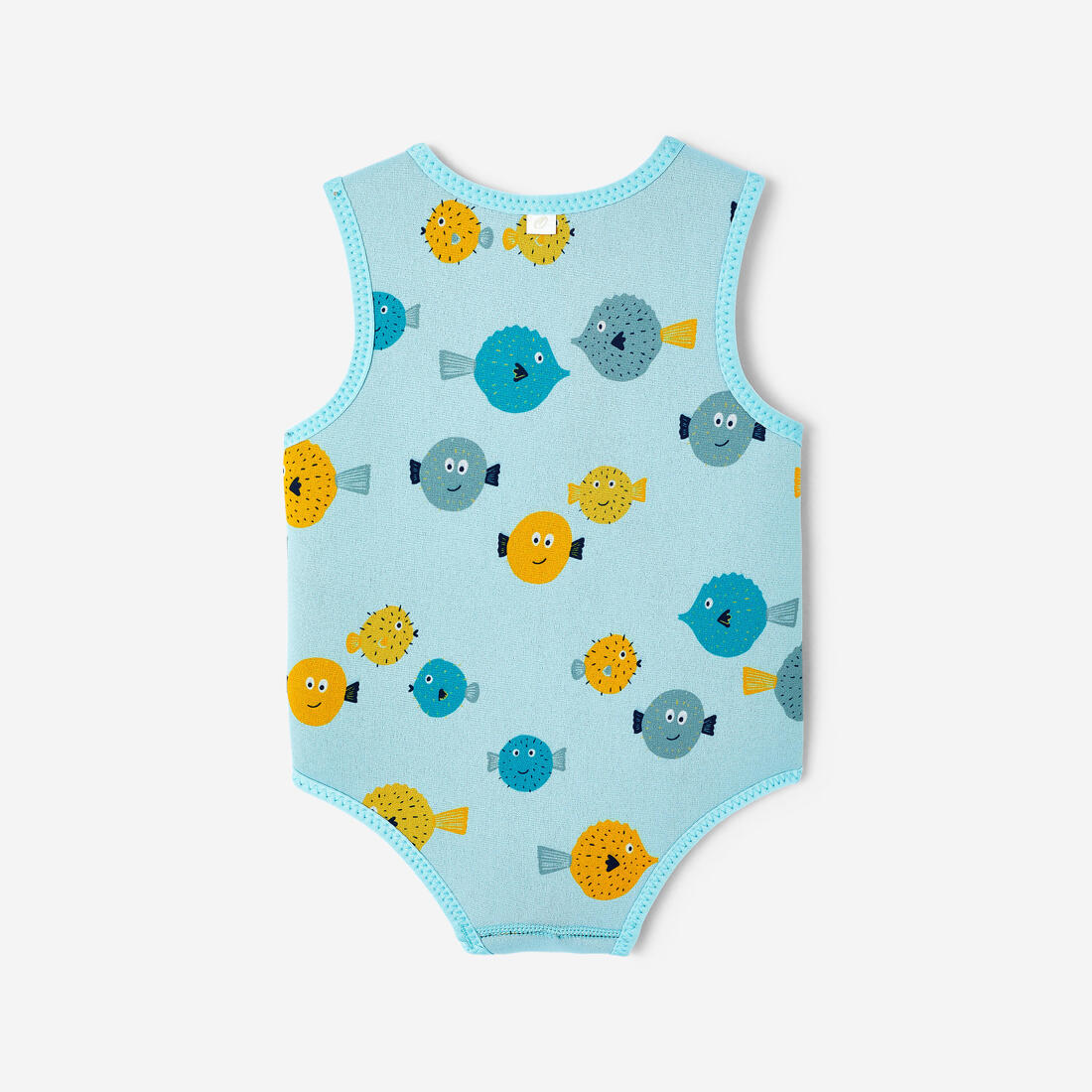 Combinaison néoprène thermique wrap 2mm bébé, Bodywarm poissons menthe