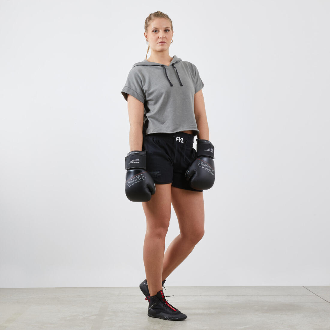GANTS DE BOXE 120 NOIRS, GANTS D'ENTRAINEMENT