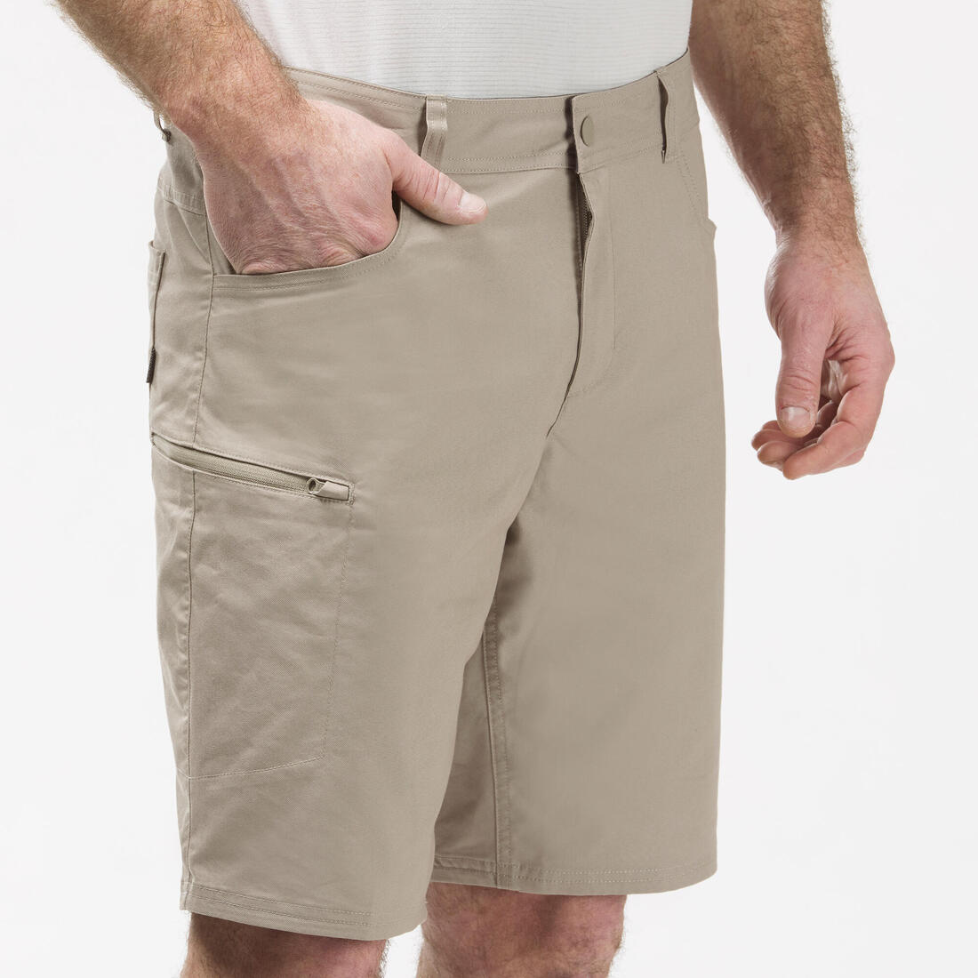 Short de randonnée homme, NH500 Regular