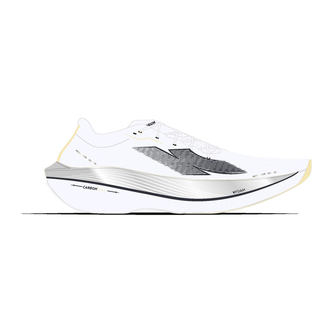 Chaussures de running carbone homme, Kiprun Kipstorm Challenger