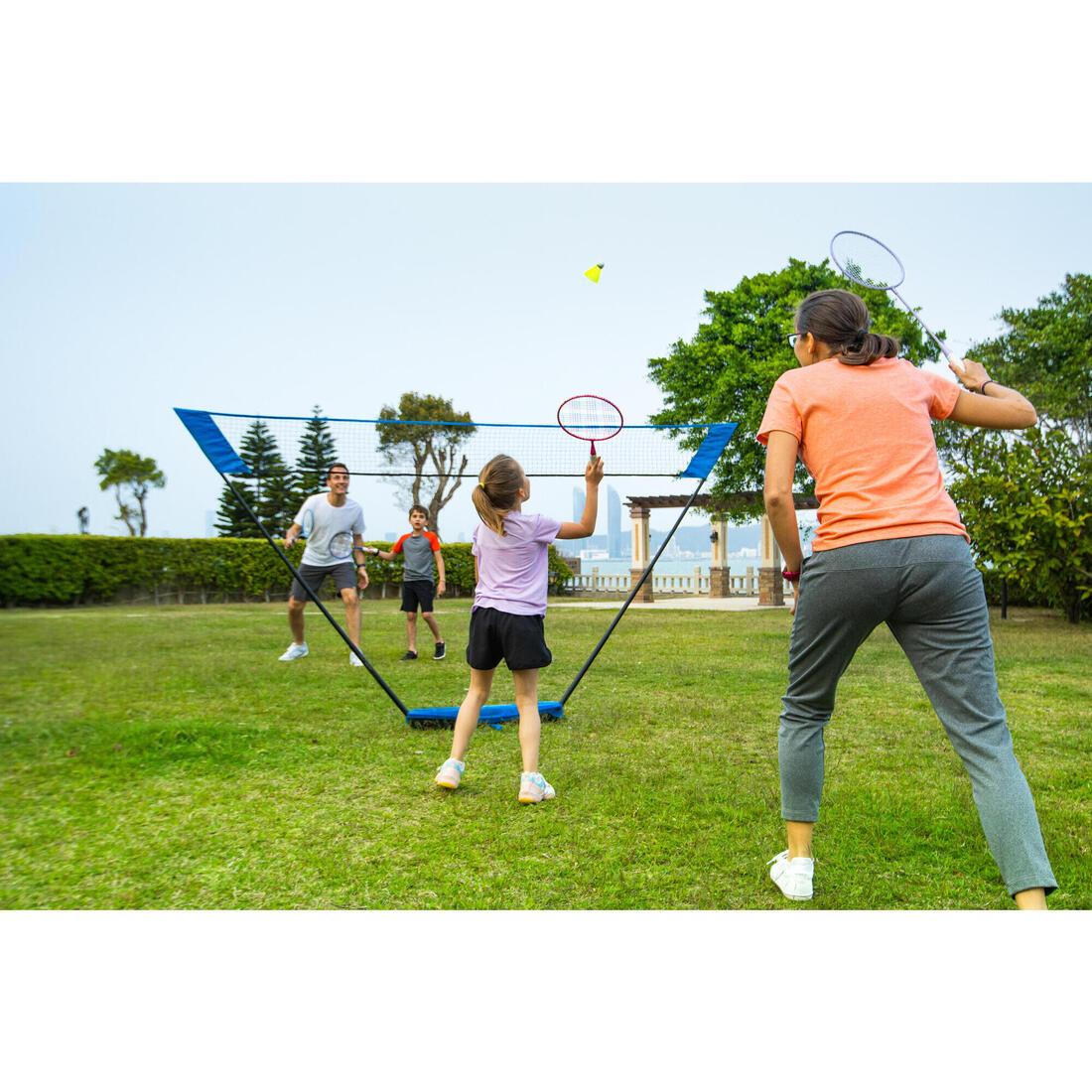 Lot De 3 Volants De Badminton En Plastique PSC 100 Medium