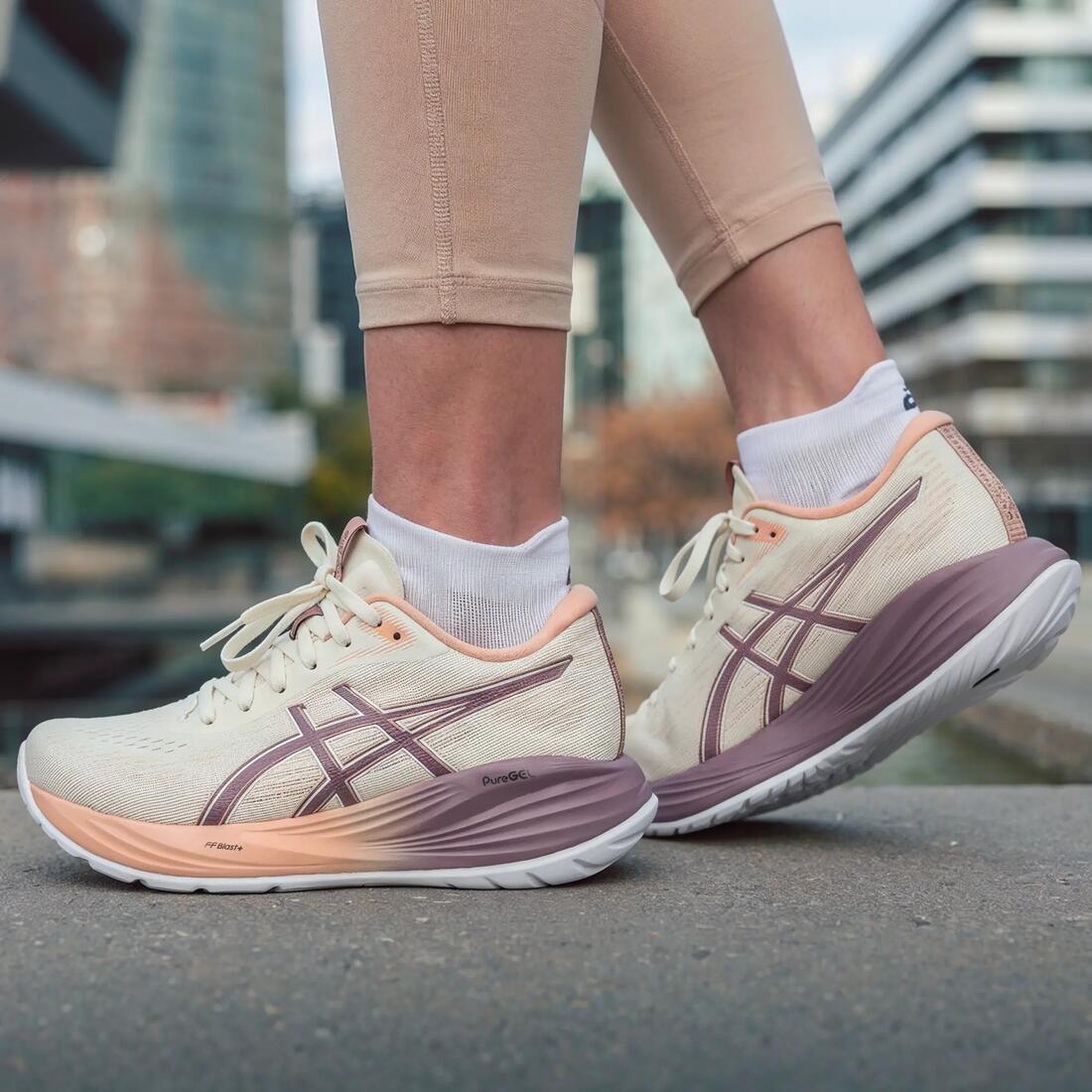 Chaussure de running femme, Asics Gel Stratus 5 turquoise et